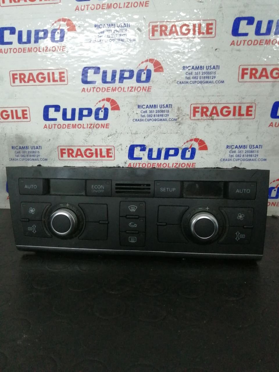 Audi A6 4F 3.0 tdi climate control group code: 4f1820043ab - F&P CRASH SRLS - Used Spare Parts