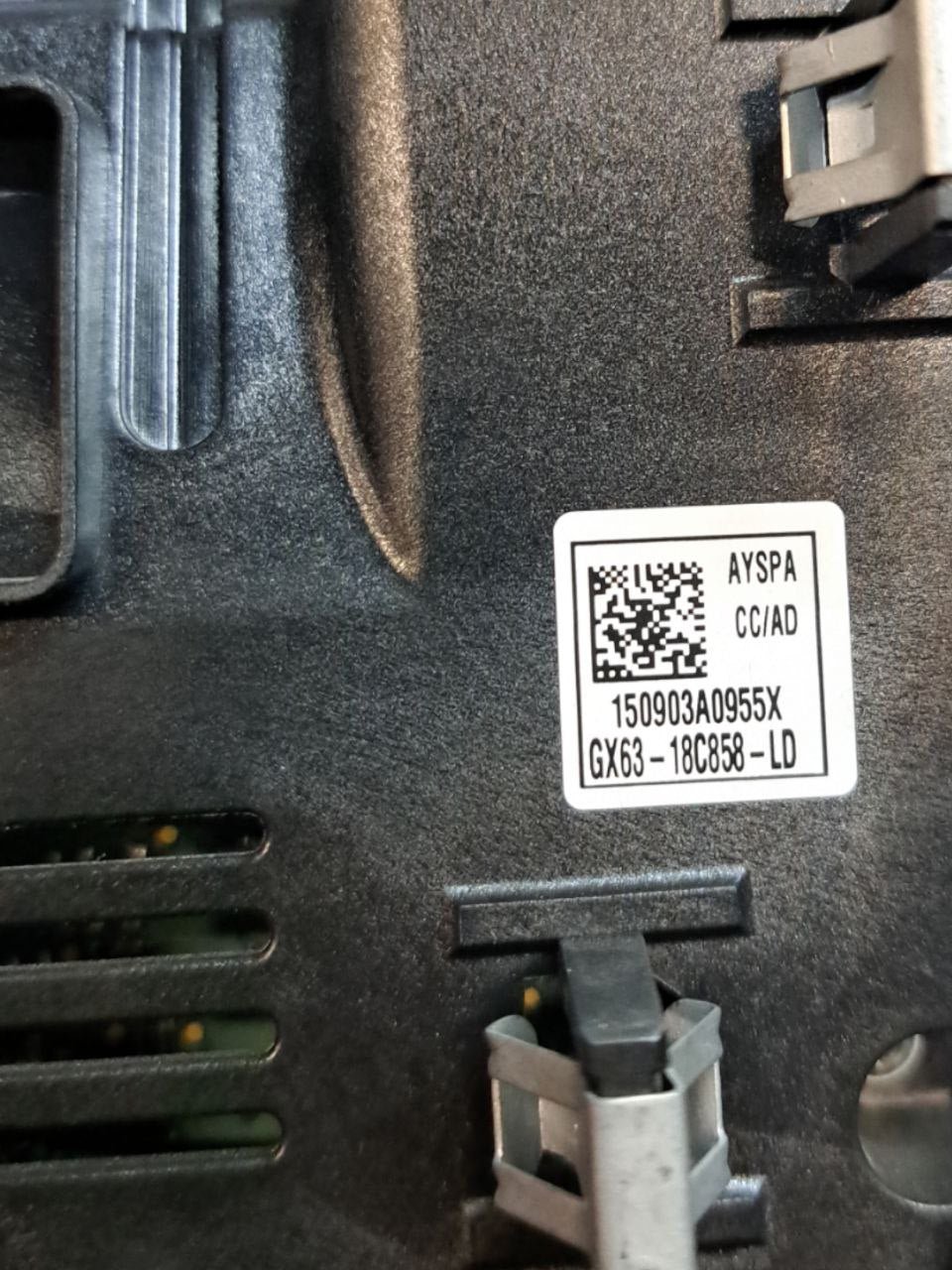 Automatic climate control command group + start & stop button + Jaguar XF 2.0 Diesel (2015>) emergency lights switch COD:GX63-18C858-LD - F&P CRASH SRLS - Used Parts