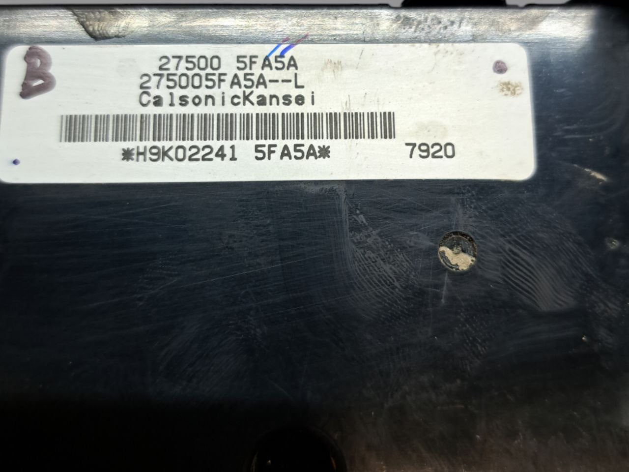 Gruppo Comandi Clima Nissan Micra (K14 - 2020) COD:275005FA5A - F&P CRASH SRLS - Ricambi Usati