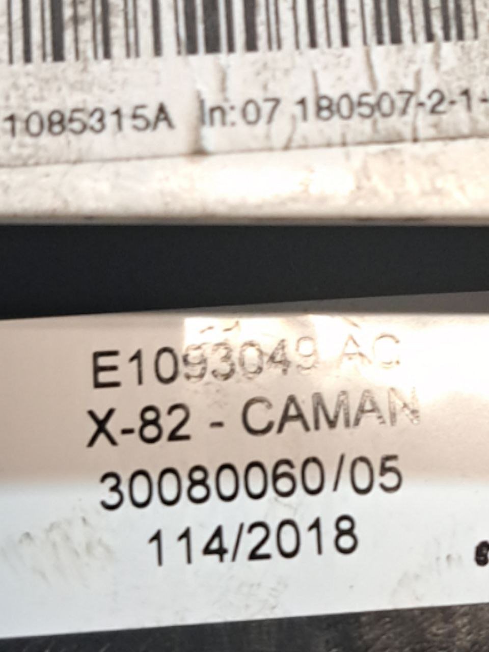 Gruppo Comandi Clima Opel Vivaro / Renault Trafic / Fiat Talento 1.6 Diesel (2014>) COD:30080060 - F&P CRASH SRLS - Ricambi Usati