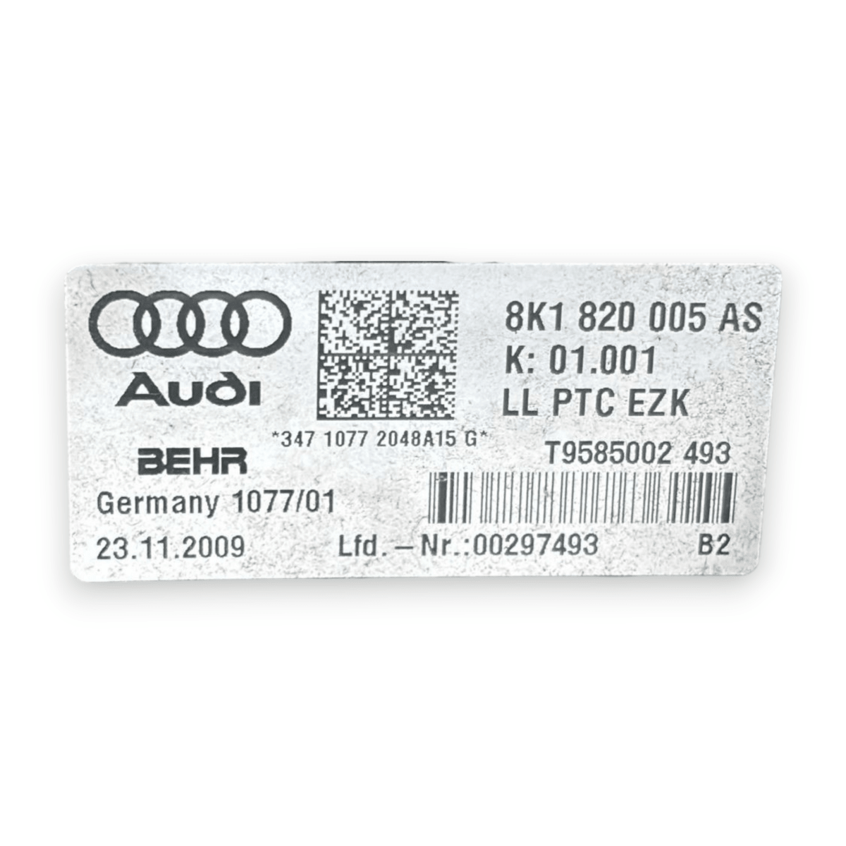 Gruppo riscaldamento / stufa audi a4 b8 2.0 diesel cod:8k1820005 (2007 - 2016) - F&P CRASH SRL - Ricambi Usati