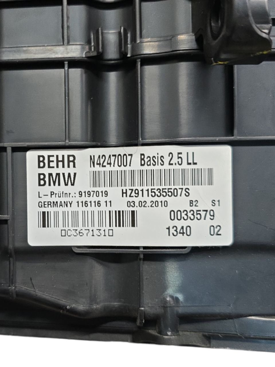 Heating Group / BMW Automatic Stove Series 7 F01 - F02 3.0 Petrol (2008 - 2015) Code: N4247007 - F&P CRASH SRLS - Used Parts