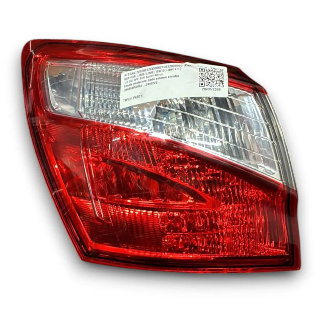 Fanale posteriore esterno sinistro Nissan Qashqai J10E/JJ10E OEM 26555BR00A