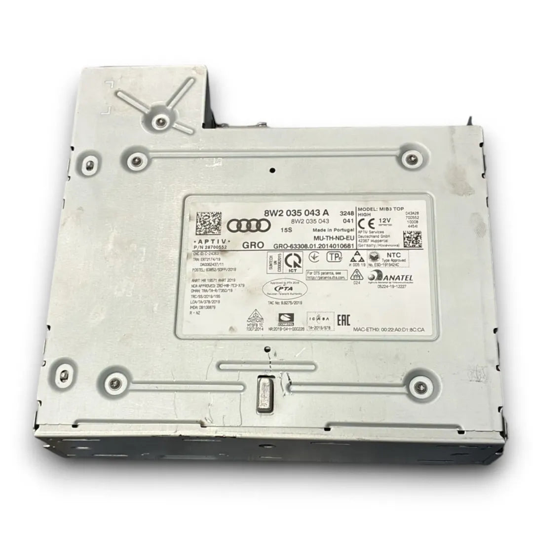 Autoradio Audi A4 8W cod. 8W2035043A