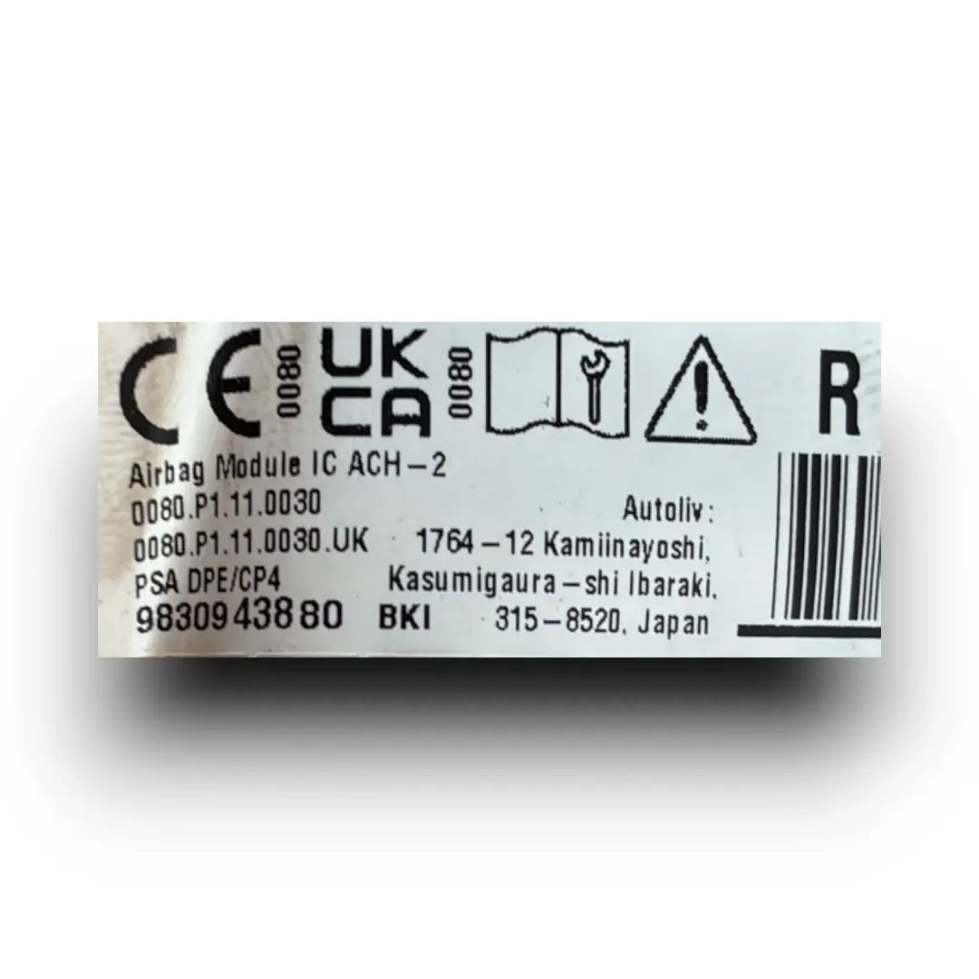 Dettaglio Airbag a tendina destro Peugeot 308 dal 2021 OEM 9830943880 - foto 2