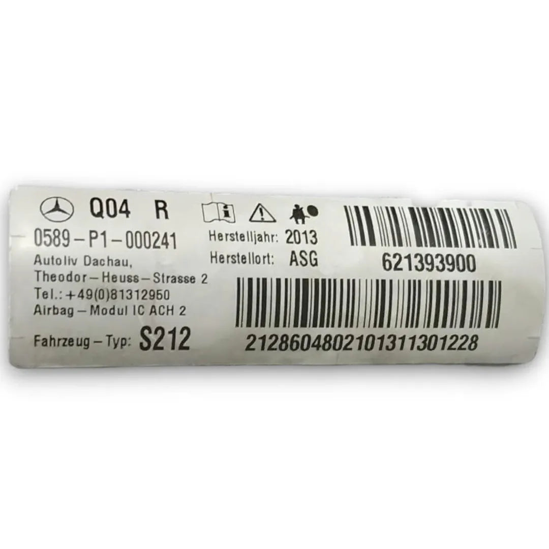 Dettaglio Airbag a tendina destro Mercedes-Benz Classe E W/S212 dal 2009 OEM 0589-P1-00241 - foto 2