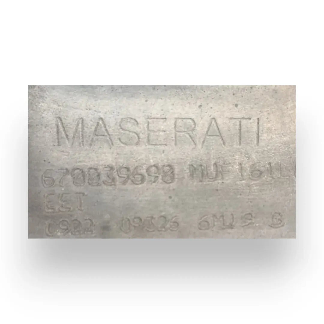 Dettaglio Gruppo scarico con silenziatore Completo Maserati Ghibli dal 2013 OEM 670039698 - foto 3