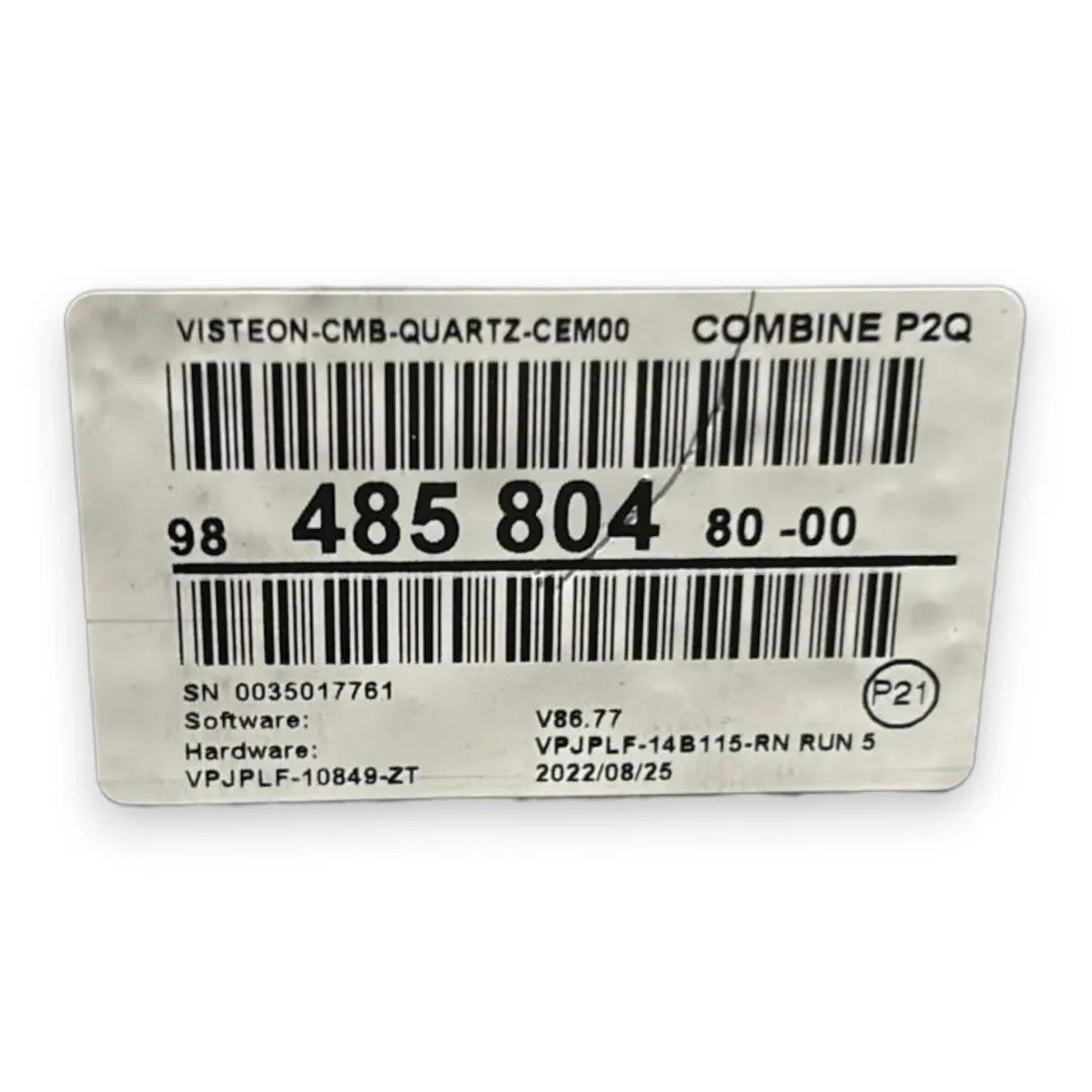 Dettaglio Quadro strumenti Peugeot 2008 2019–2023 OEM 9848580480-00 - foto 3
