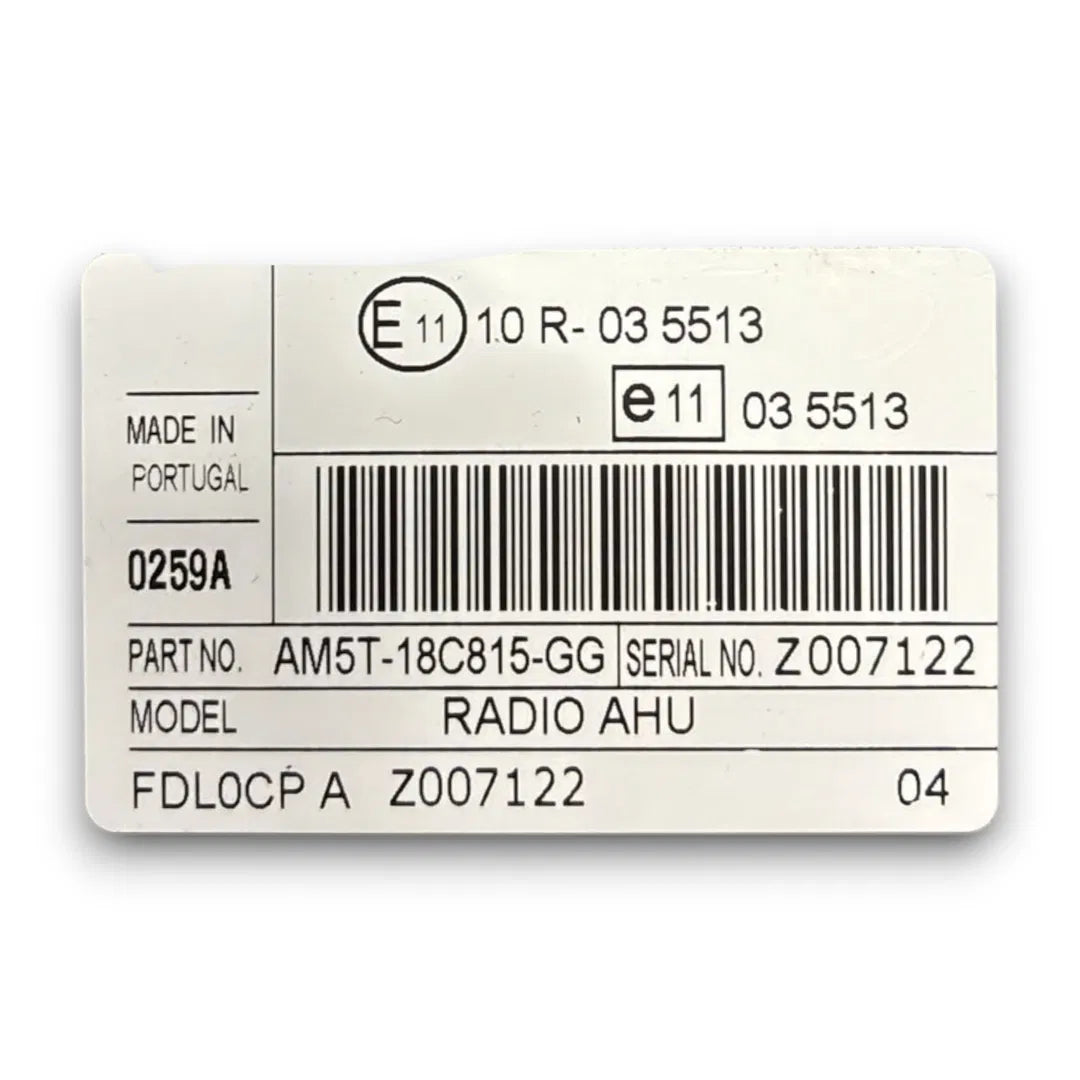 Dettaglio Unità principale autoradio Ford C-Max 2010–2015 OEM AM5T-18C815-GG - foto 3