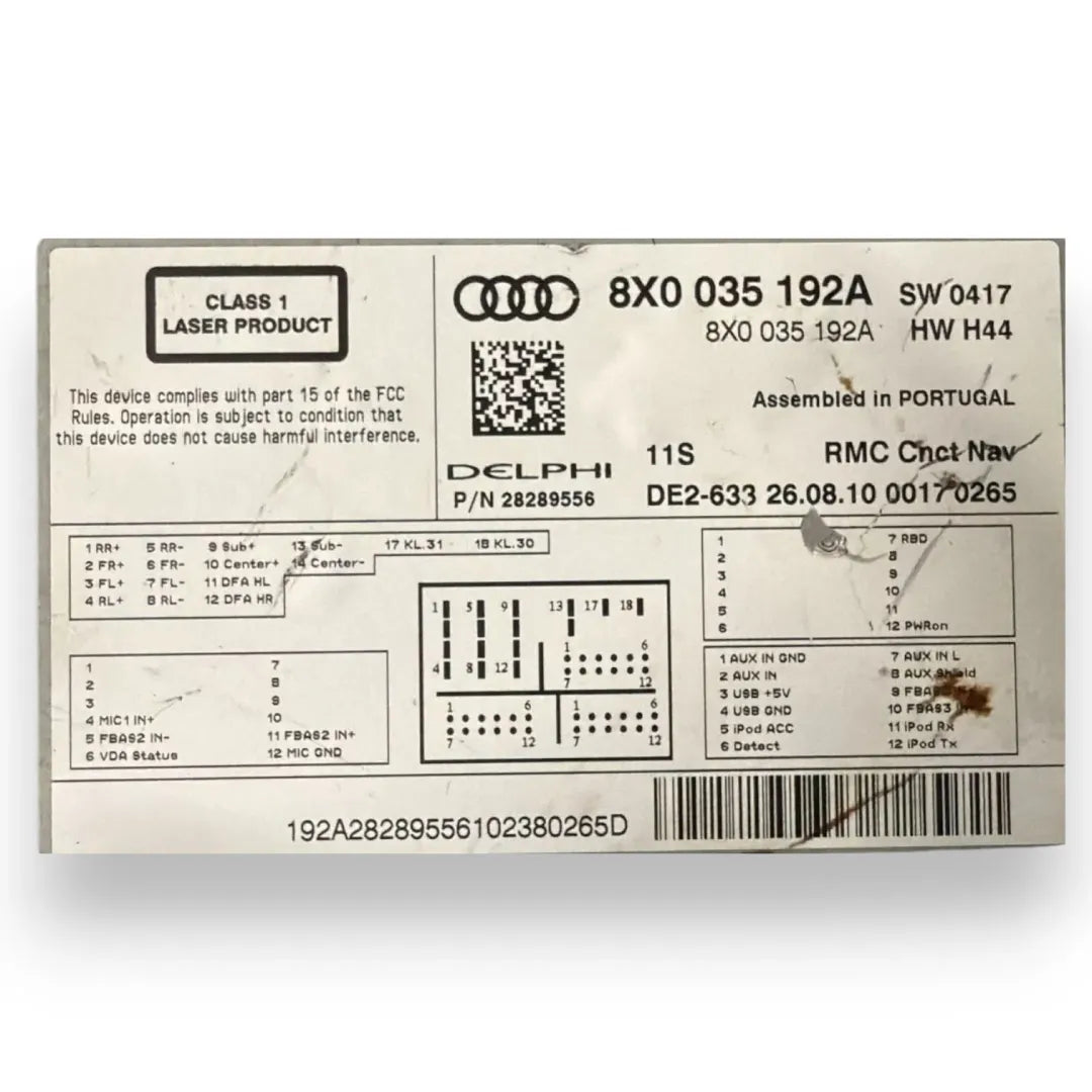 Dettaglio Lettore DVD per autoradio Audi A1 8X - foto 3