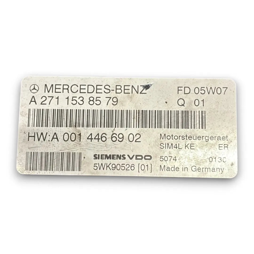 Dettaglio Centralina motore ECU Mercedes-Benz SLK R171 dal 2004 OEM A2711538579 - foto 3