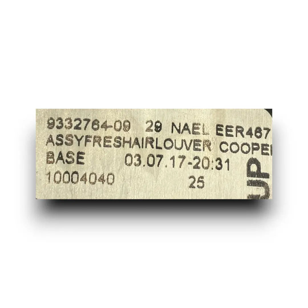 Dettaglio Bocchetta aria laterale cruscotto sinistra MINI Countryman F60 OEM 64229332764 - foto 3