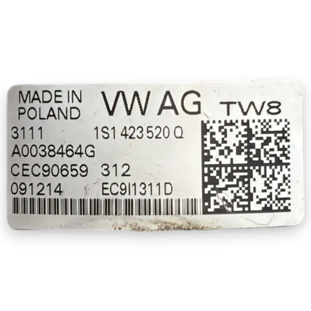 Dettaglio Piantone sterzo completo Volkswagen UP 1S OEM 1S1423520AF - foto 3
