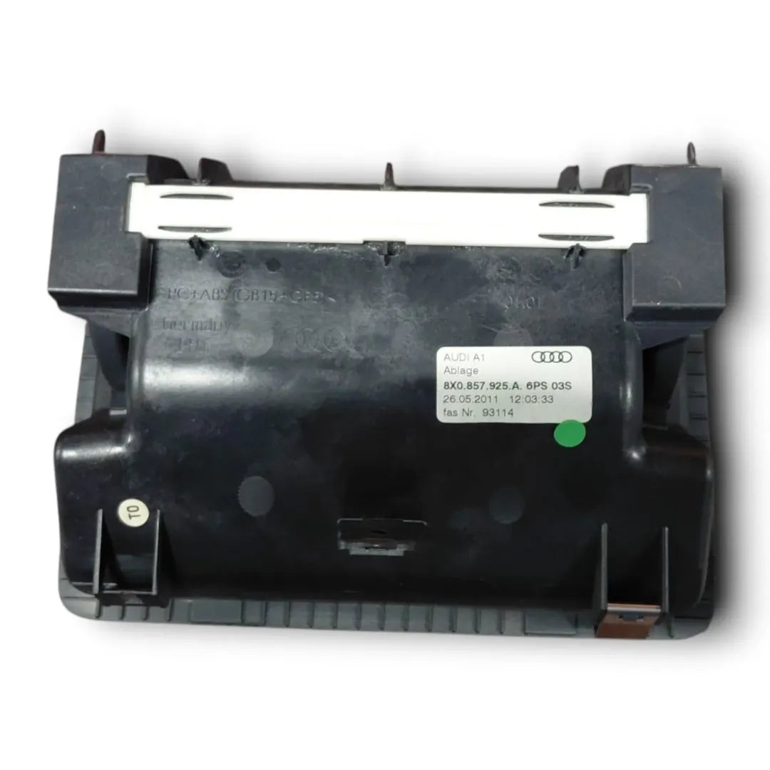 Dettaglio Portaoggetti cruscotto superiore Audi A1 8X OEM 8X0857925A6PS - foto 3
