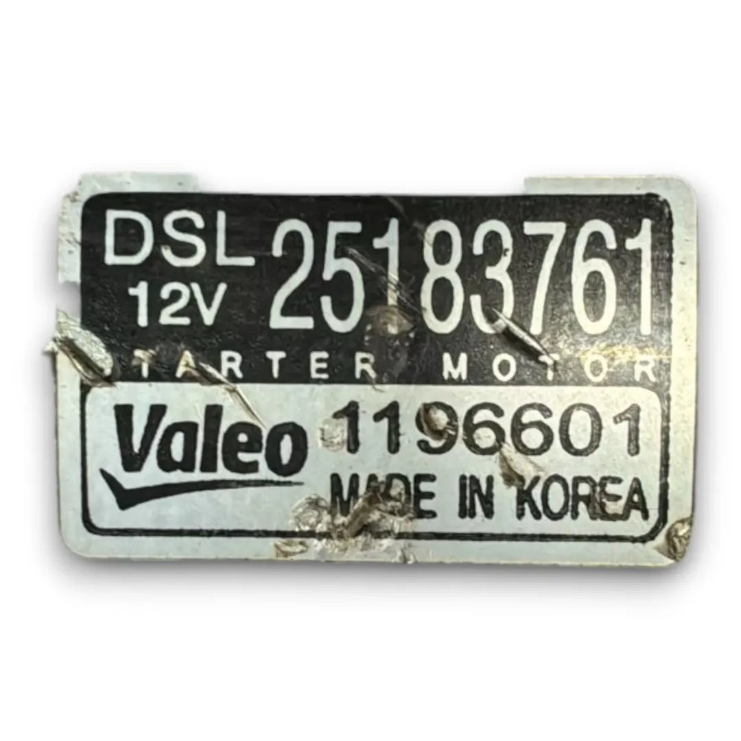 Dettaglio Motorino di avviamento Chevrolet Daewoo Cruze J305 OEM 25183761 - foto 3