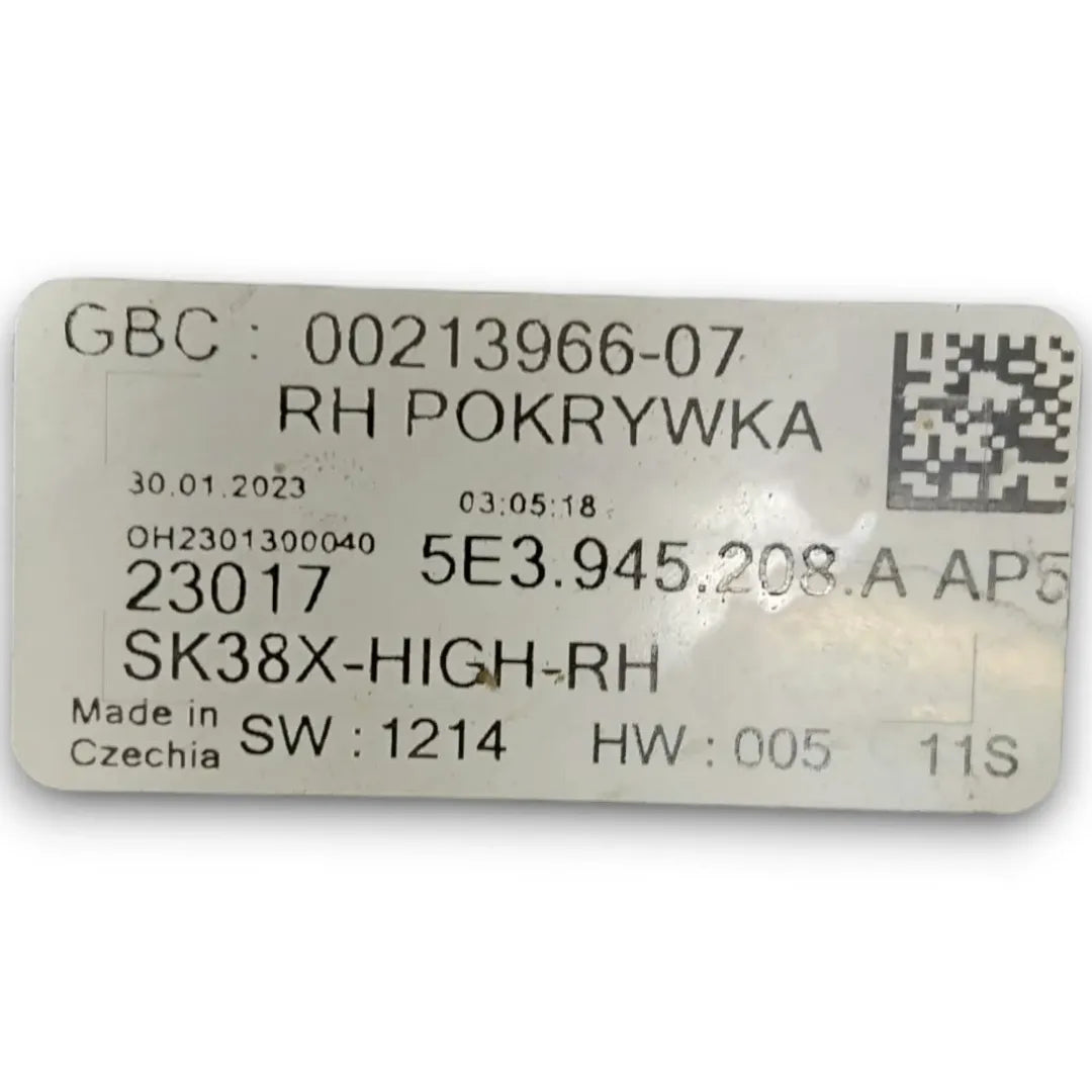 Dettaglio Fanale posteriore destro Skoda Octavia dal 2020 OEM 5E3945208A - foto 3
