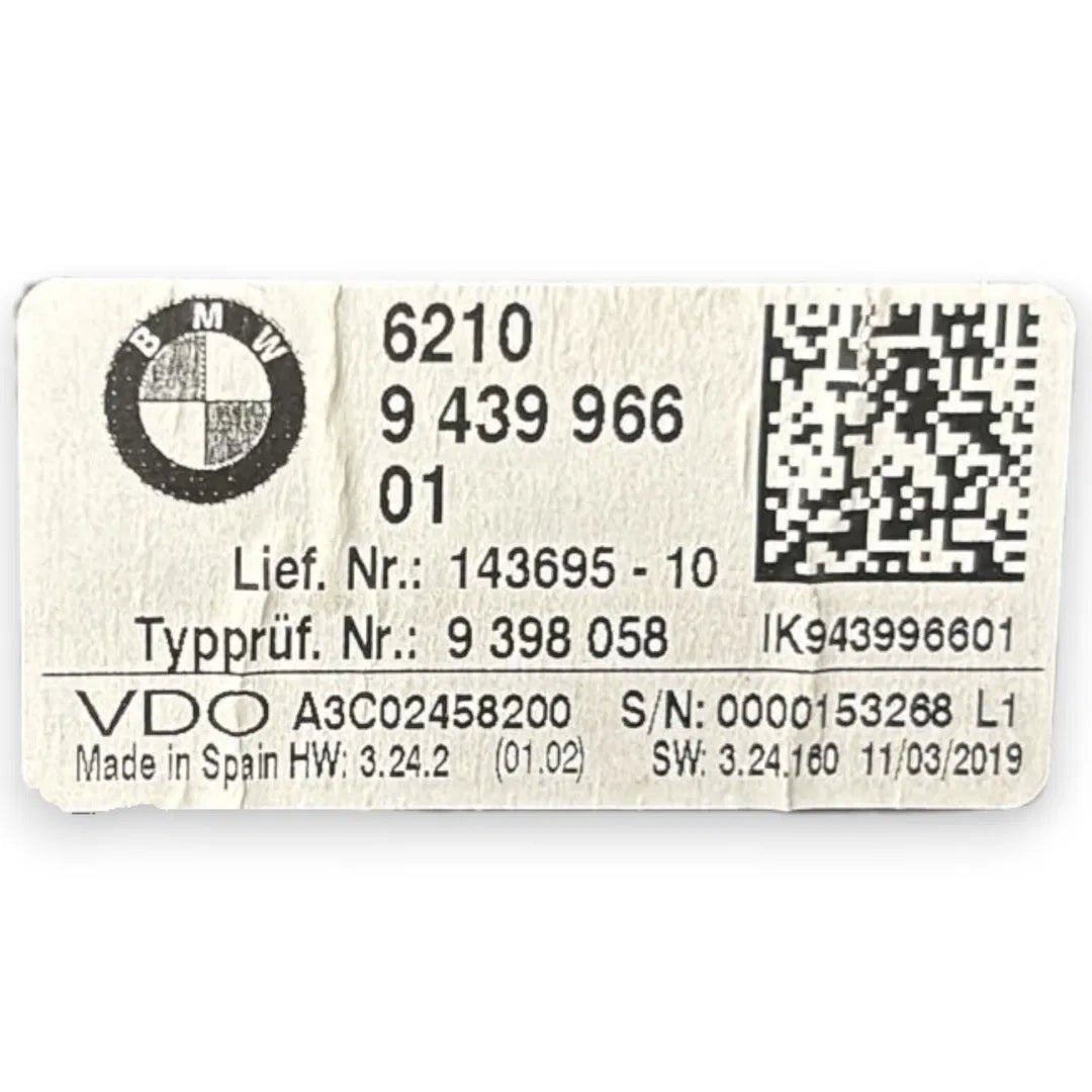 Dettaglio Quadro strumenti BMW X4 G02 dal 2018 OEM 9439966 - foto 3
