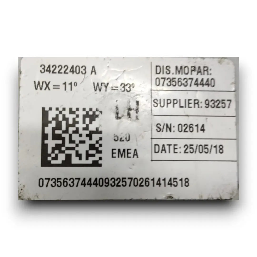 Dettaglio Cintura di sicurezza posteriore sinistra Jeep Renegade 5I OEM 735637445 - foto 3