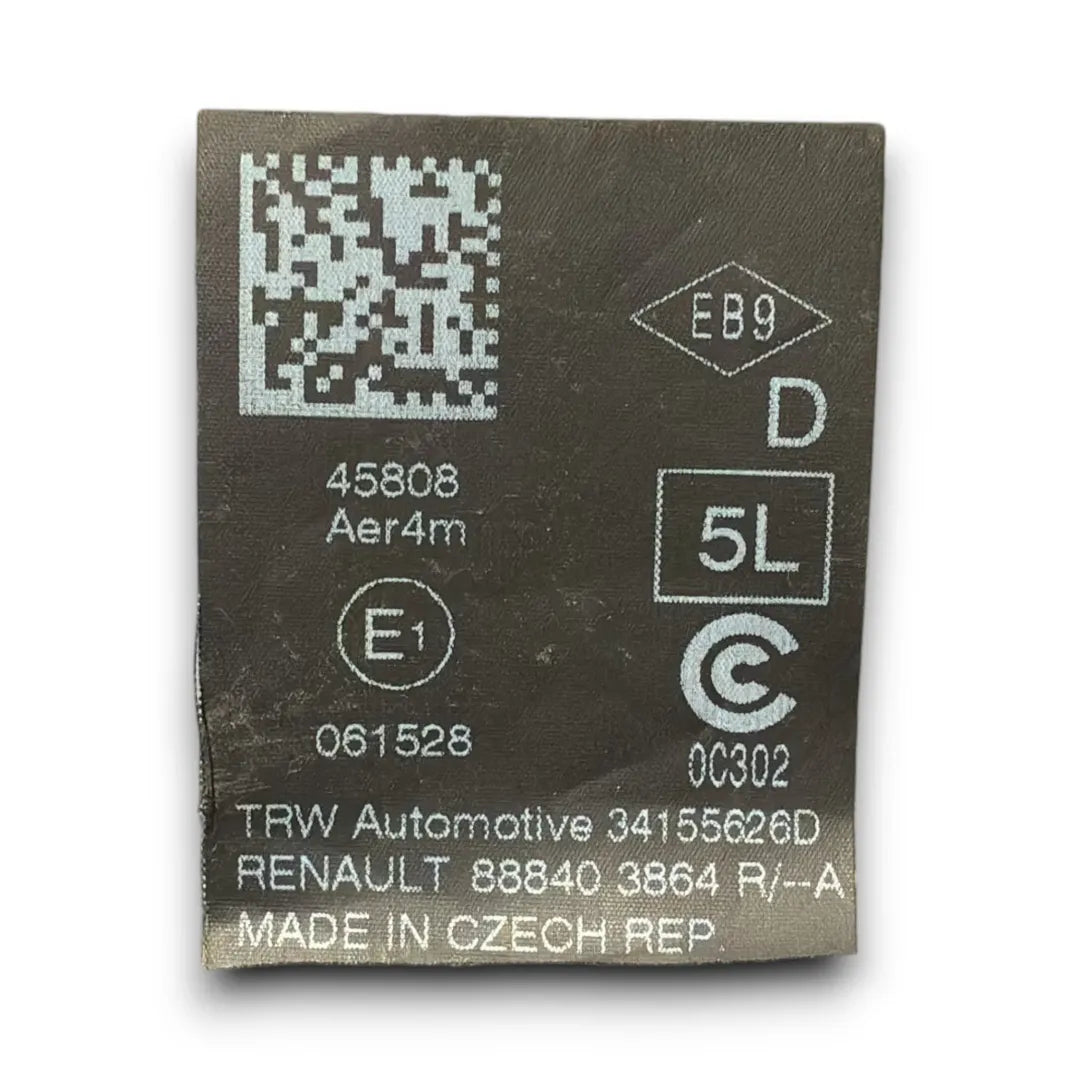 Dettaglio Cintura di sicurezza posteriore destra Renault Twingo 3ª Serie OEM 888403864R - foto 3