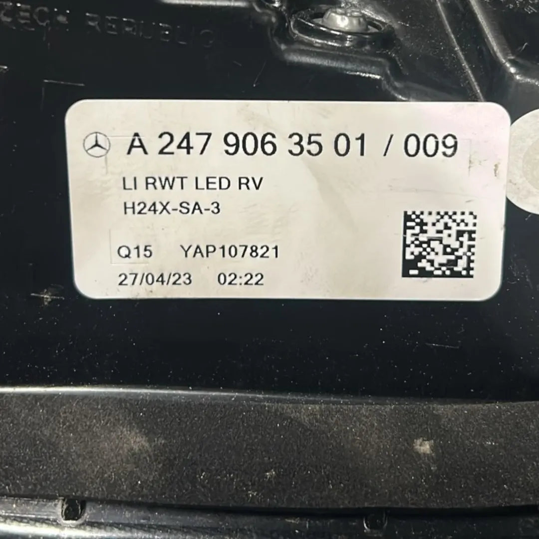 Dettaglio Fanale posteriore interno sinistro Mercedes-Benz Classe GLA H247 OEM A2479063501 - foto 3