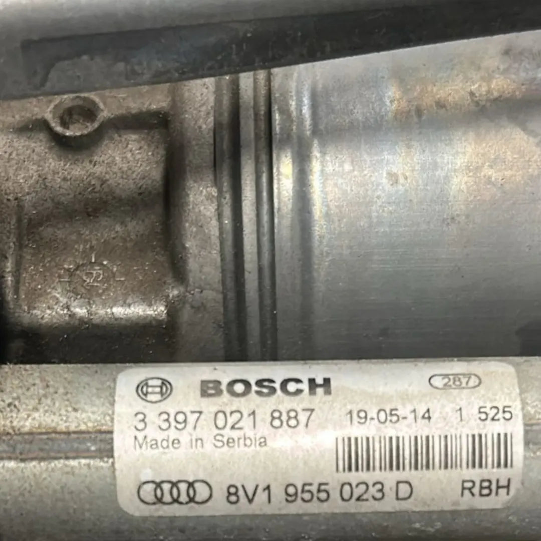 Dettaglio Meccanismo tergiparabrezza anteriore con motorino Audi RS3 8V 8V1955023D - foto 3