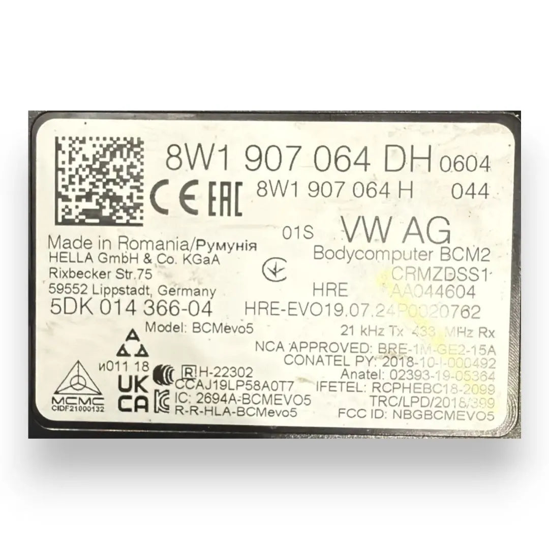 Dettaglio Body computer / centralina abitacolo Audi Q5 - foto 3
