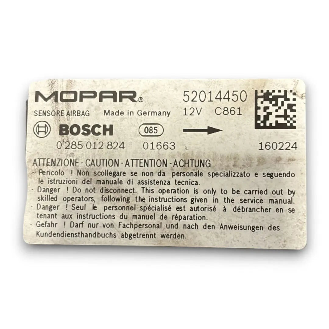 Dettaglio Centralina airbag Fiat Doblò 4V OEM 52082505 - foto 3