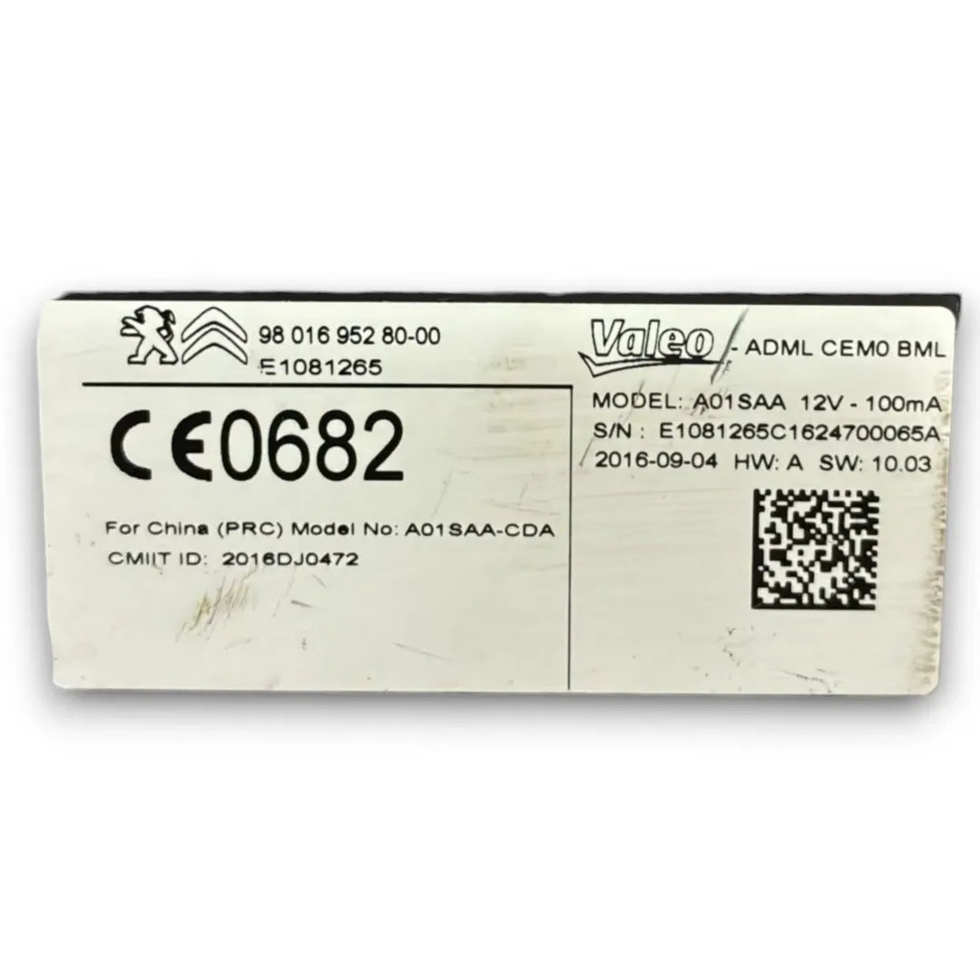 Dettaglio Centralina Gateway Citroën C4 III dal 2020 cod. 9801695280 - foto 3