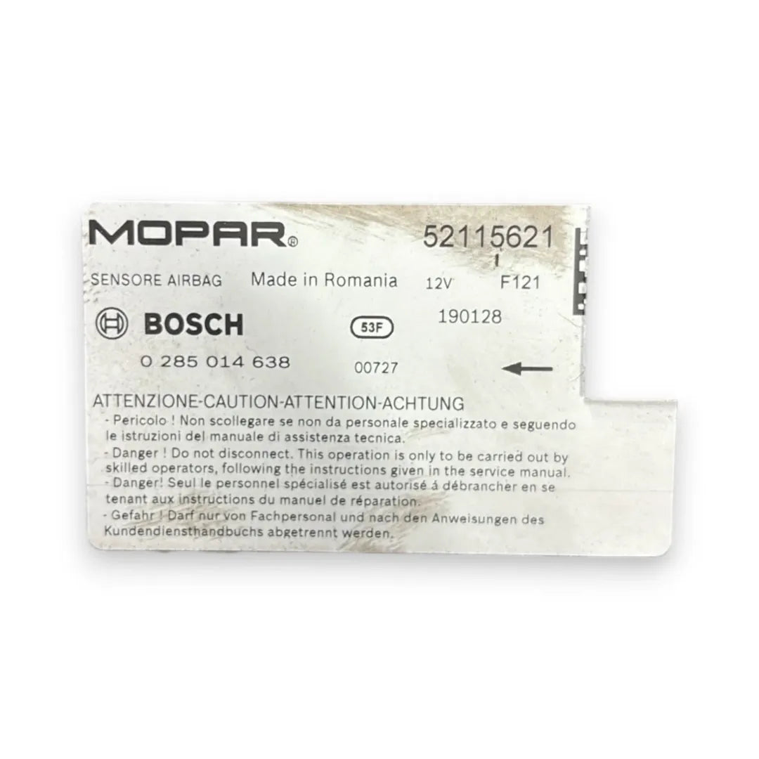 Dettaglio Centralina airbag Jeep Renegade dal 2018 OEM 52115621 - foto 3