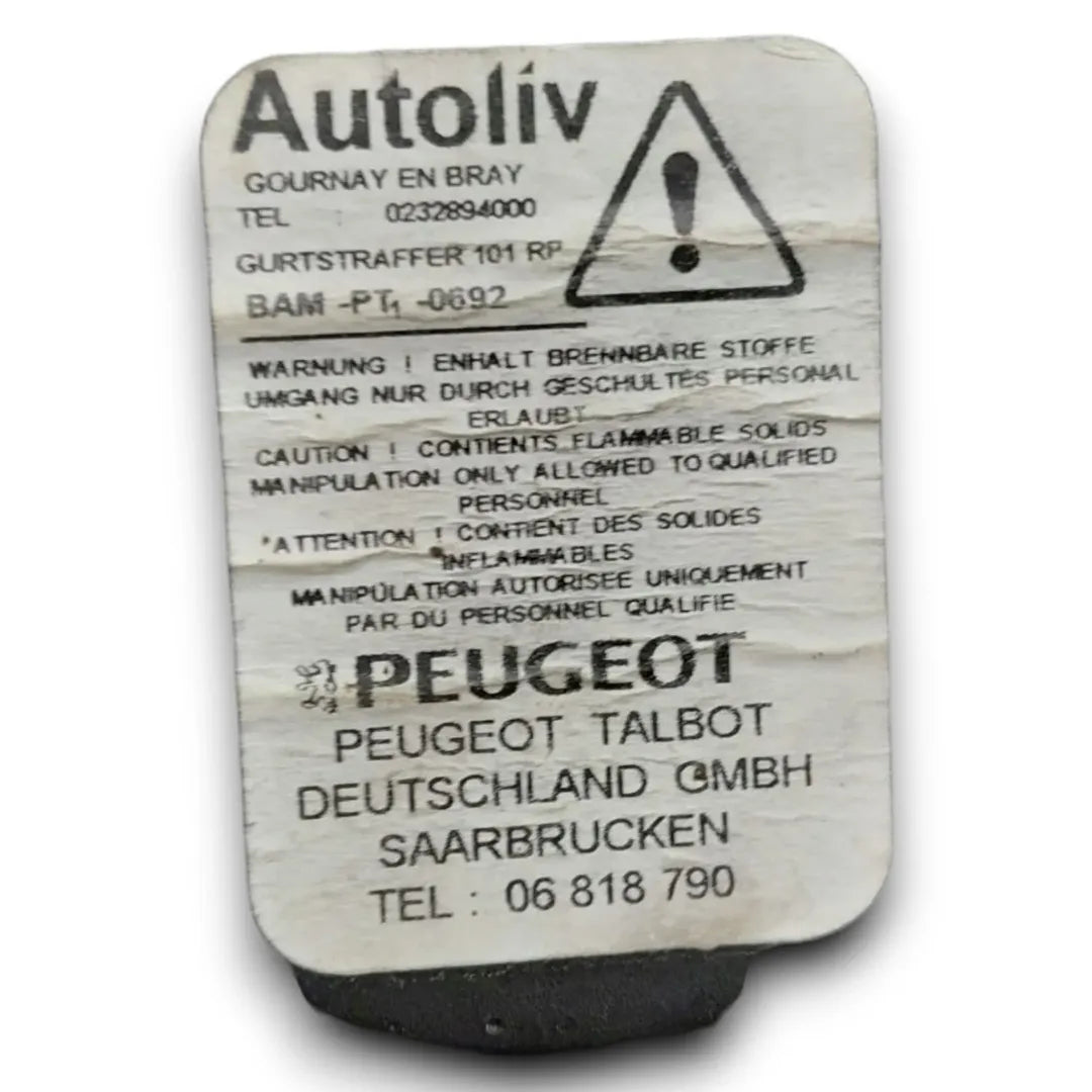 Dettaglio Cintura di sicurezza anteriore sinistra Peugeot 308 2011–2015 OEM 8976S1 - foto 3
