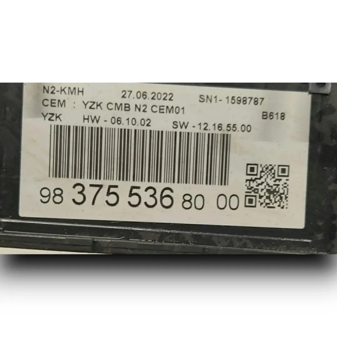 Dettaglio Quadro strumenti completo Citroën C3 3ª Serie cod. 983755368000 - foto 4