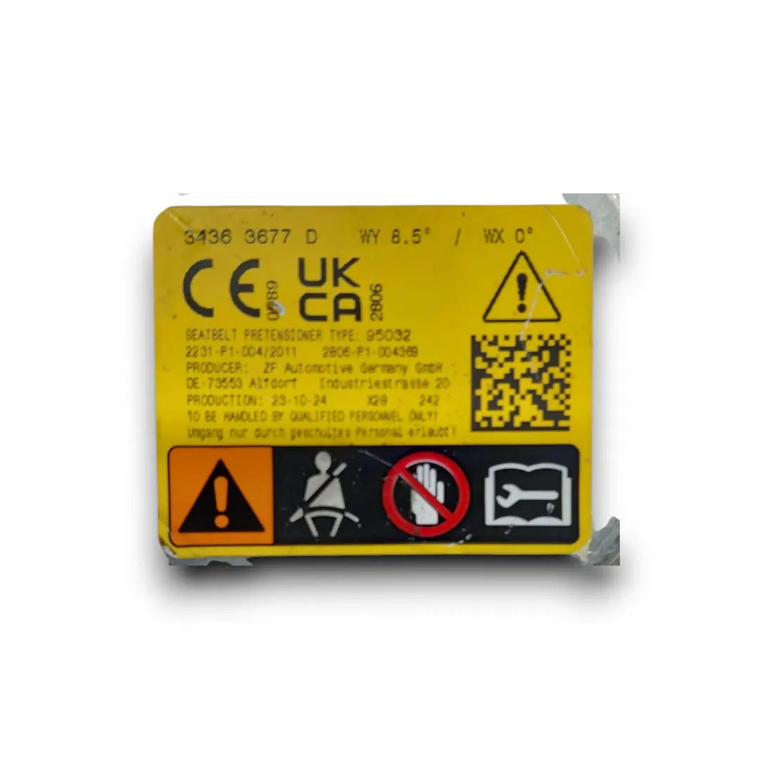 Dettaglio Cintura di sicurezza anteriore destra Nissan Qashqai J10E/JJ10E OEM 86884JD00A - foto 4