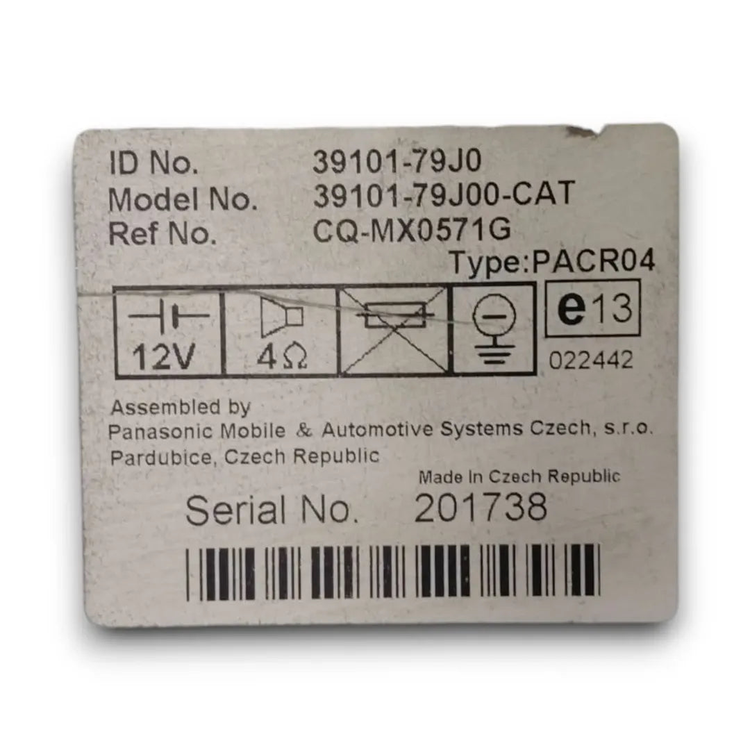 Dettaglio Autoradio Fiat Sedici 2006–2011 OEM 39101-79J0 - foto 4
