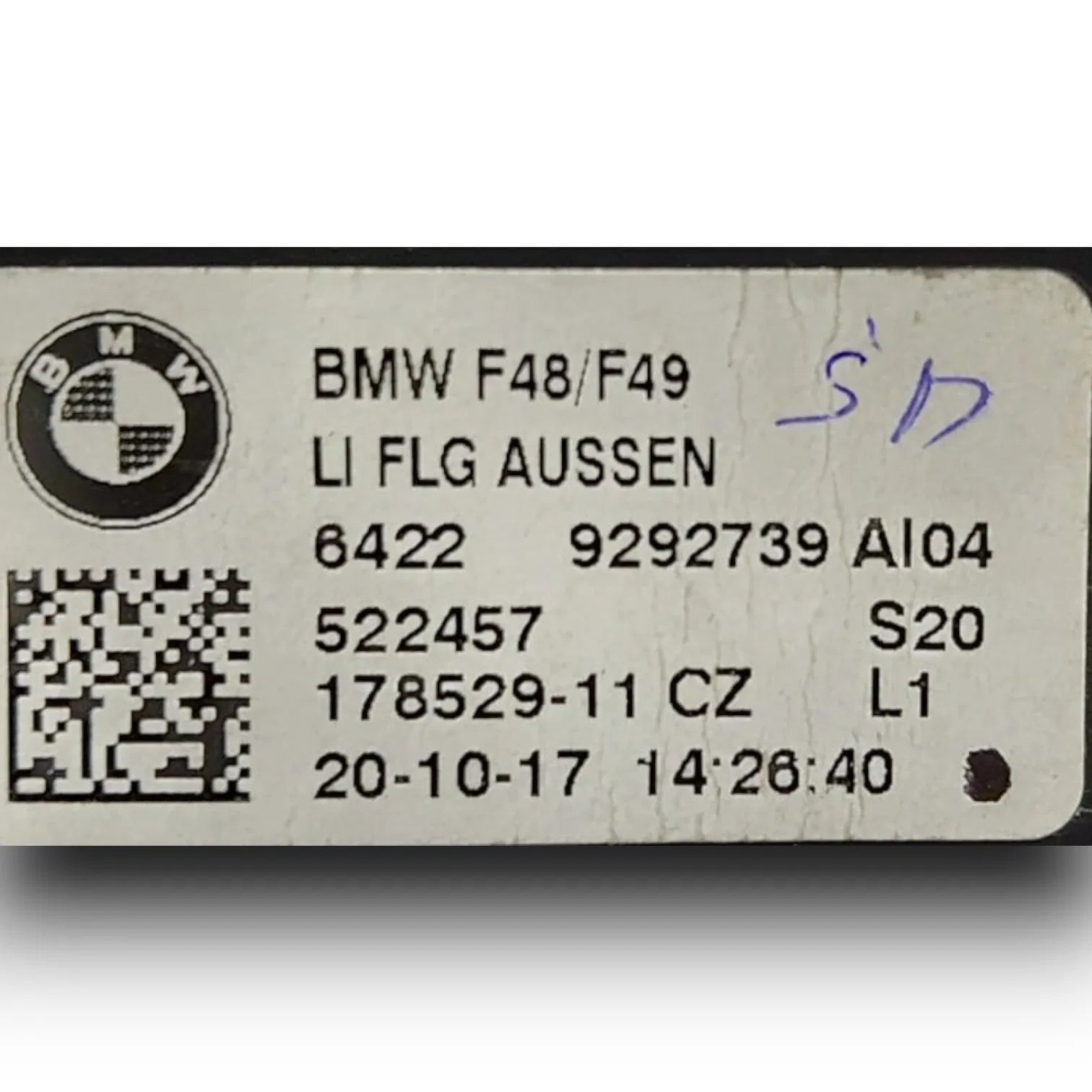 Dettaglio Bocchetta aria laterale cruscotto destra BMW X1 F48 cod. 9332456 - foto 4