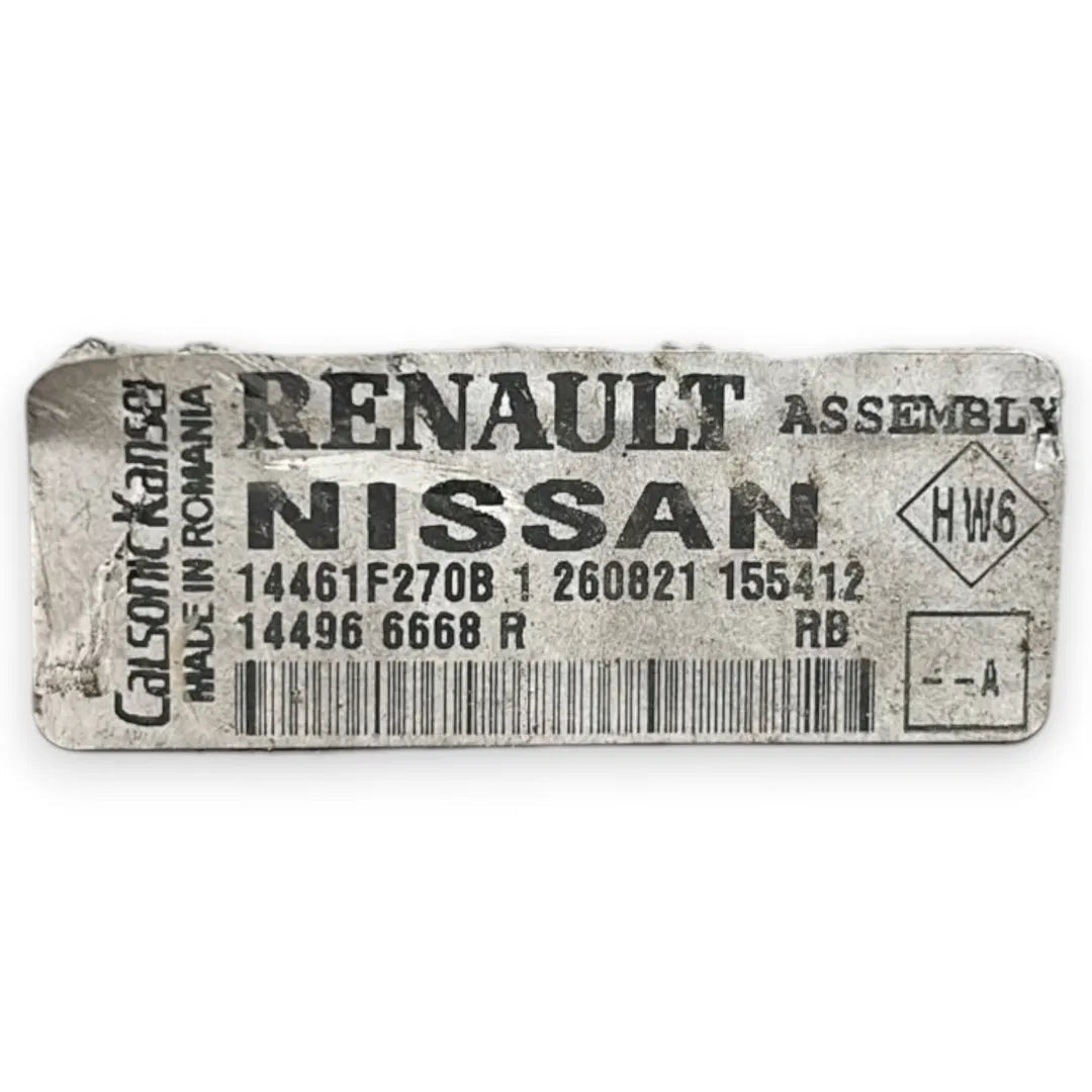 Intercooler Renault Clio 5ª Serie 2019–2024 OEM 14496668R - F&P CRASH SRL - Ricambi Usati