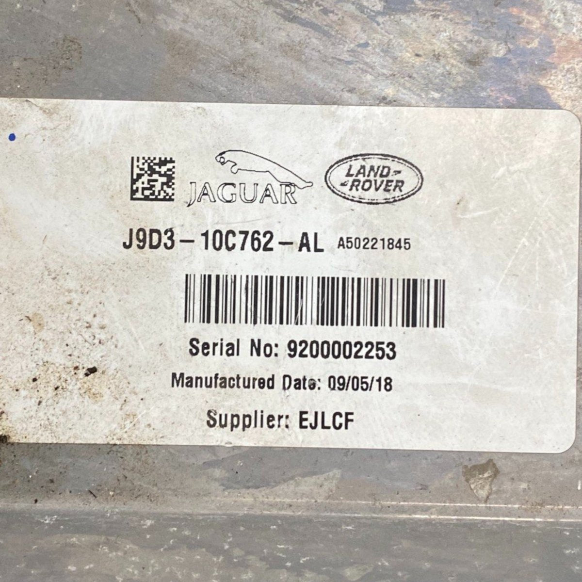 Inverter / current converter jaguar i - pace electric Code: j9d3 - 10c762 - al (2018 - ) - F&P CRASH SRLS - Used Parts
