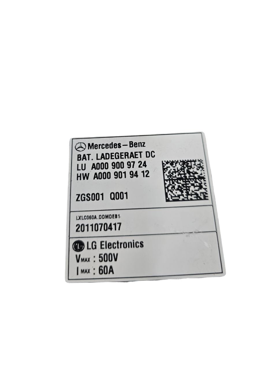 INVERTER MERCEDES - BENZ CLASS B W247 1.5 DIESEL (2019>) Code: A0009009724 - F&P CRASH SRLS - Used Parts