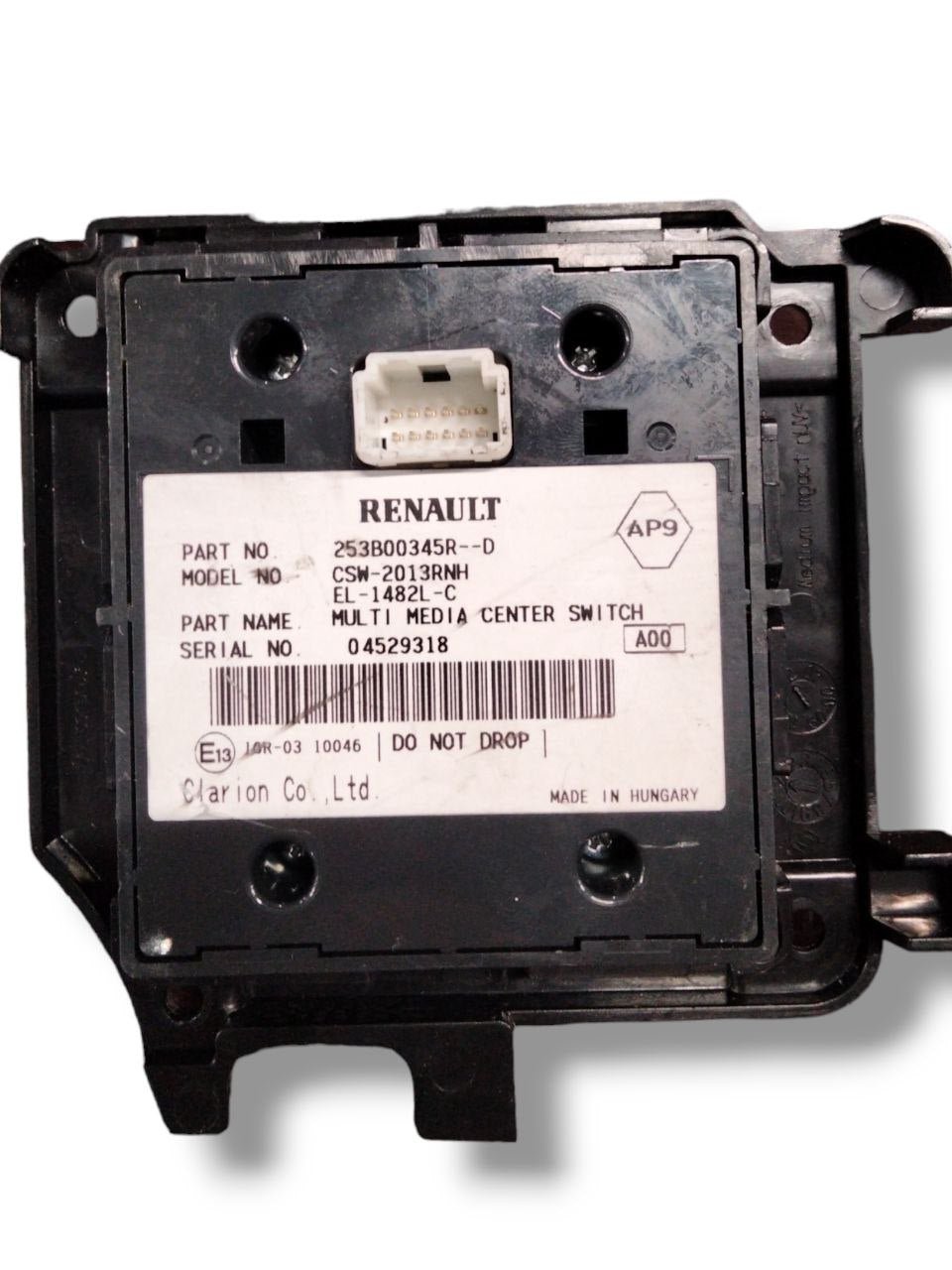 Joystic Computer di bordo Renault Megane III ( 2008-2016 ) cod.253B00345R-D - F&P CRASH SRLS - Ricambi Usati