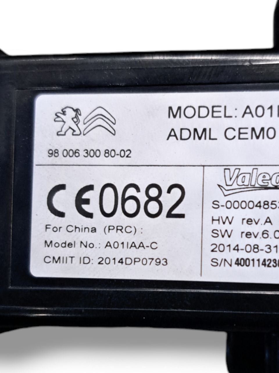 Kit accensione completo Citroen C4 Picasso 1.6 diesel (2013 - 2018) COD: motore : 9HC - F&P CRASH SRLS - Ricambi Usati