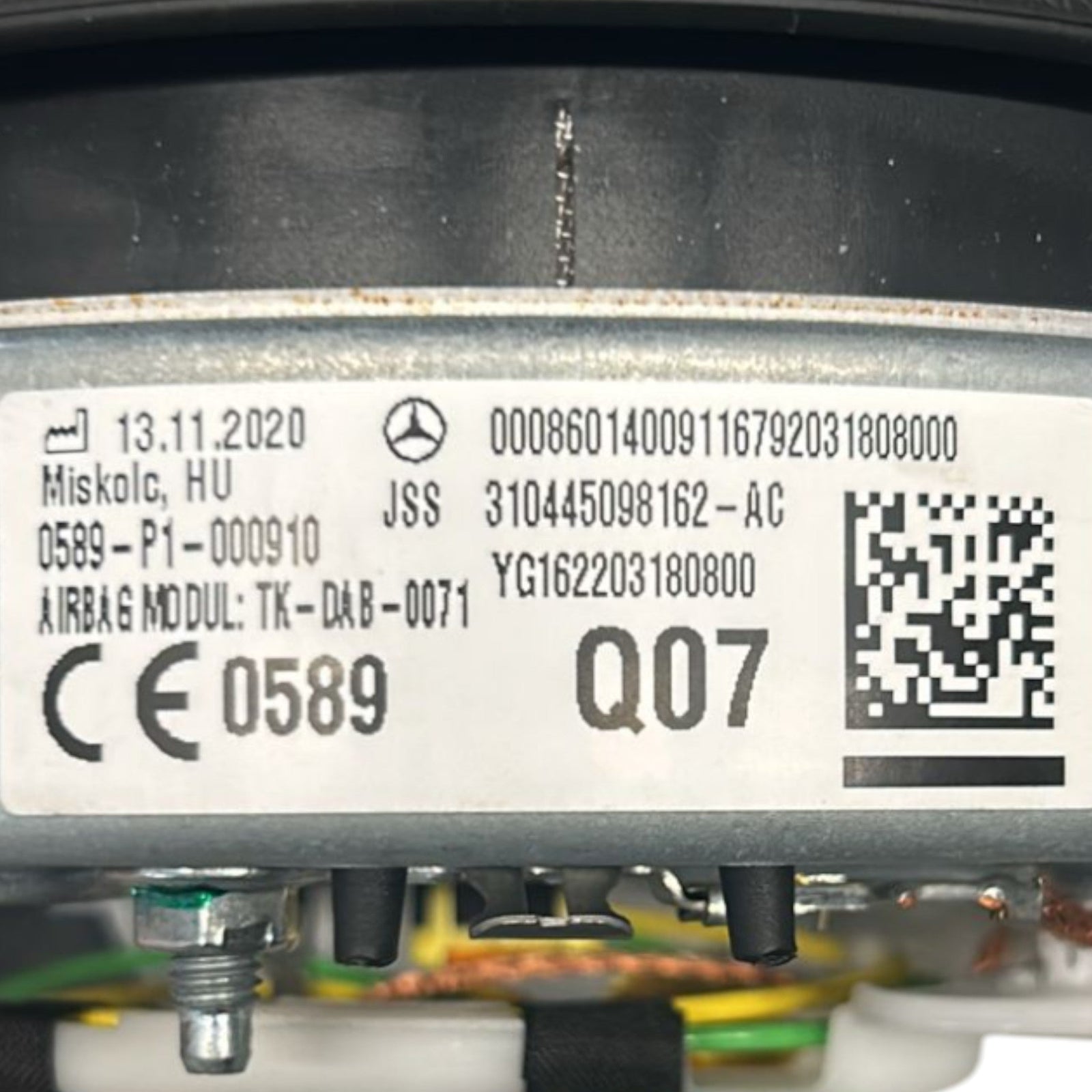 Kit AirBag Mercedes Benz Classe B (W247) (2019 > ) - F&P CRASH SRLS - Ricambi Usati