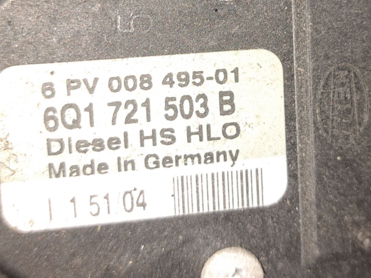 Kit pedaliera freno +acceleratore Seat Ibiza (2019) COD:6Q1721058AF-6Q1721503B - F&P CRASH SRLS - Ricambi Usati