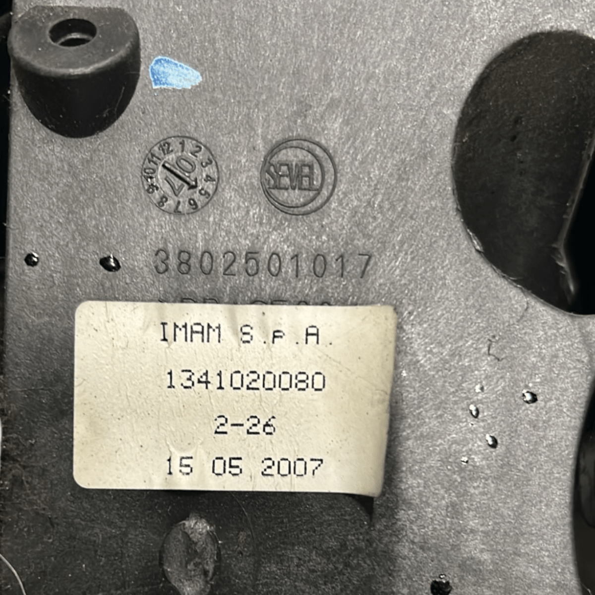 Kit Pedaliera Peugeot Boxer cod:3802501017 (2006 > 2014) - F&P CRASH SRLS - Ricambi Usati