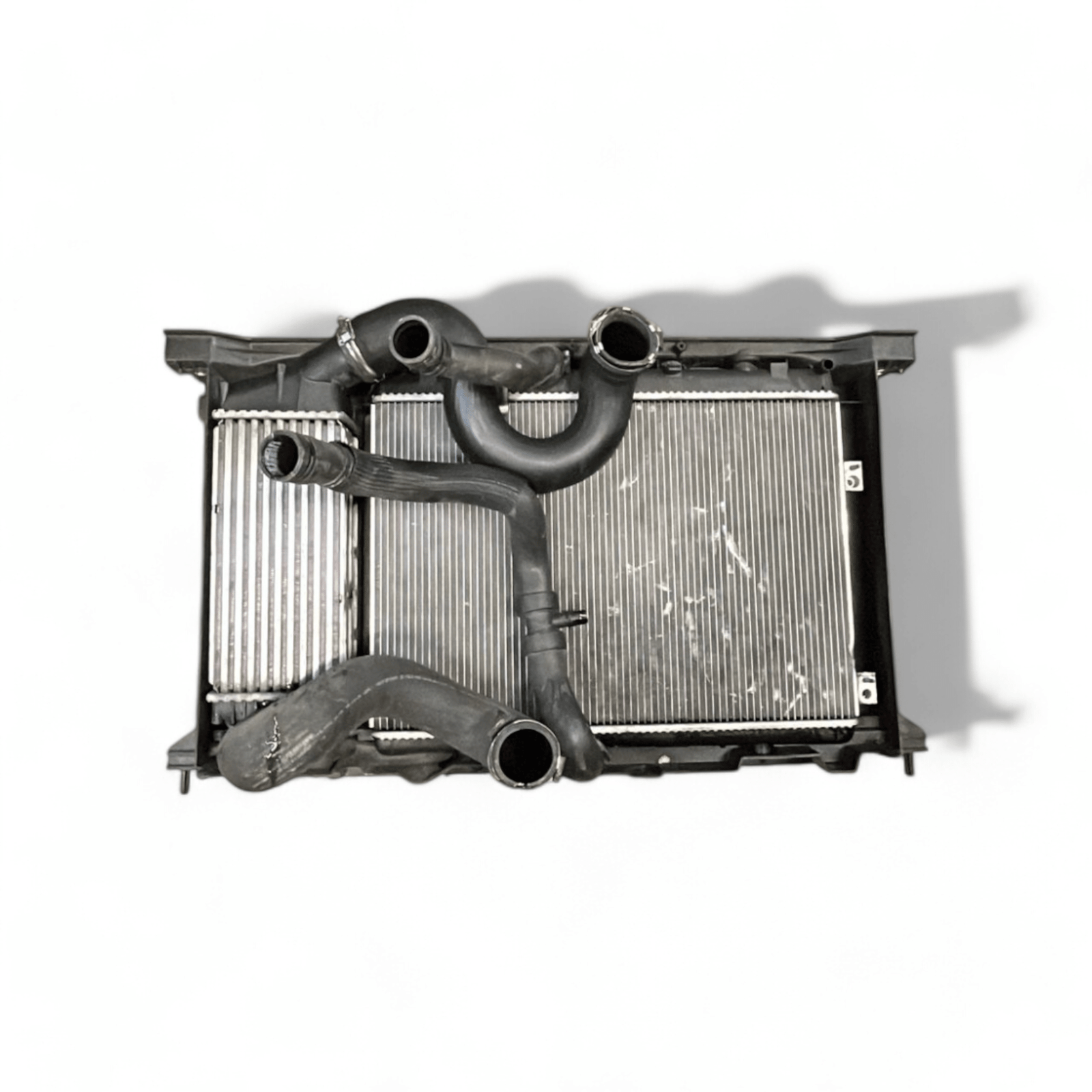Radiator kit with electric fan + intercooler for Peugeot 307 (2001 - 2009) code 9680354280 2.0 diesel - F&P CRASH SRLS - Used Parts