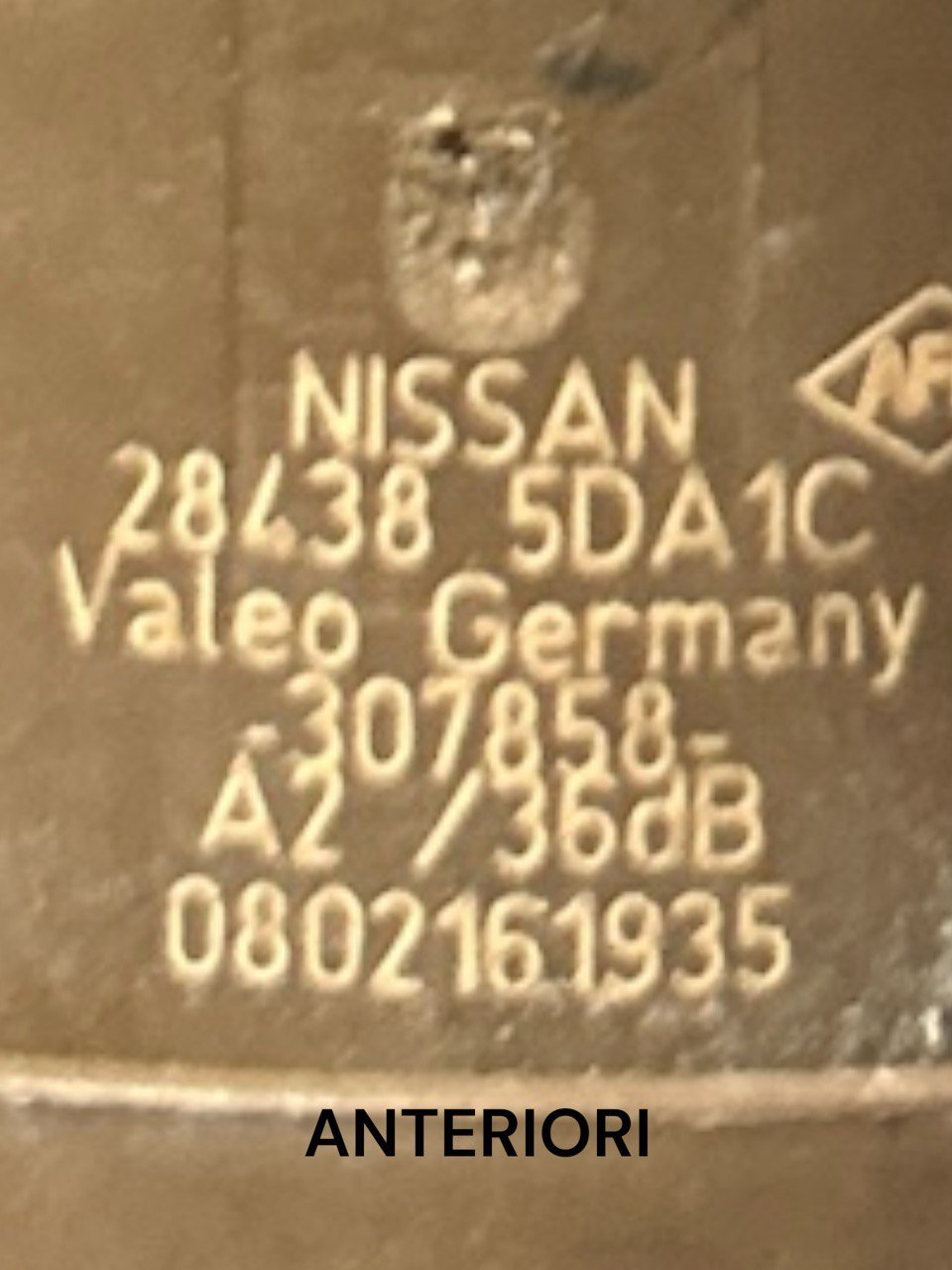 Kit Sensori Di Parcheggio Infiniti (Q30) (2015 > 2019) cod.284385DA1C cod.284385DA1B - F&P CRASH SRLS - Ricambi Usati