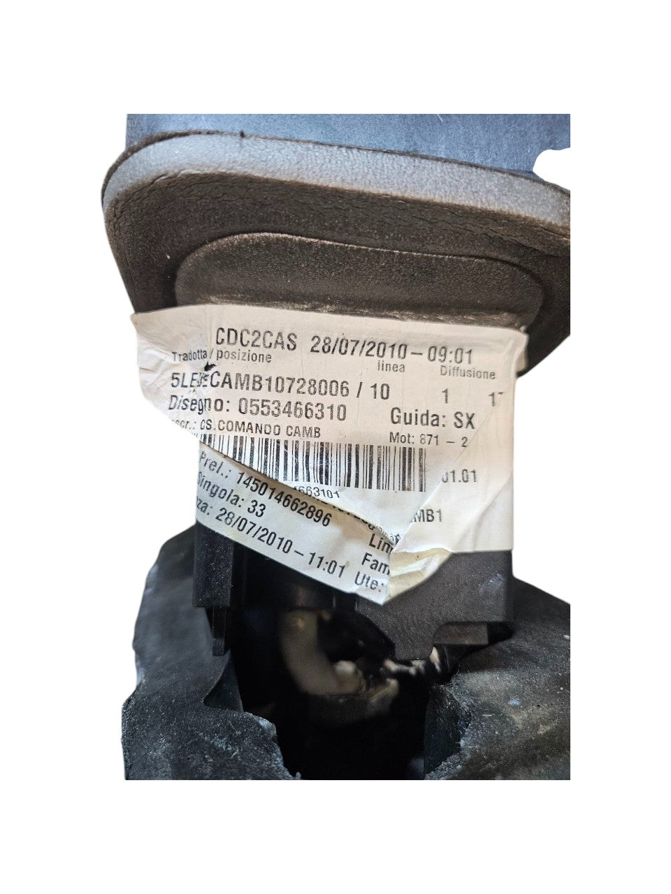 Leva Cambio Manuale 6 Marce Alfa Romeo Giulietta Cod:553466310 (2010 - 2020) - F&P CRASH SRLS - Ricambi Usati