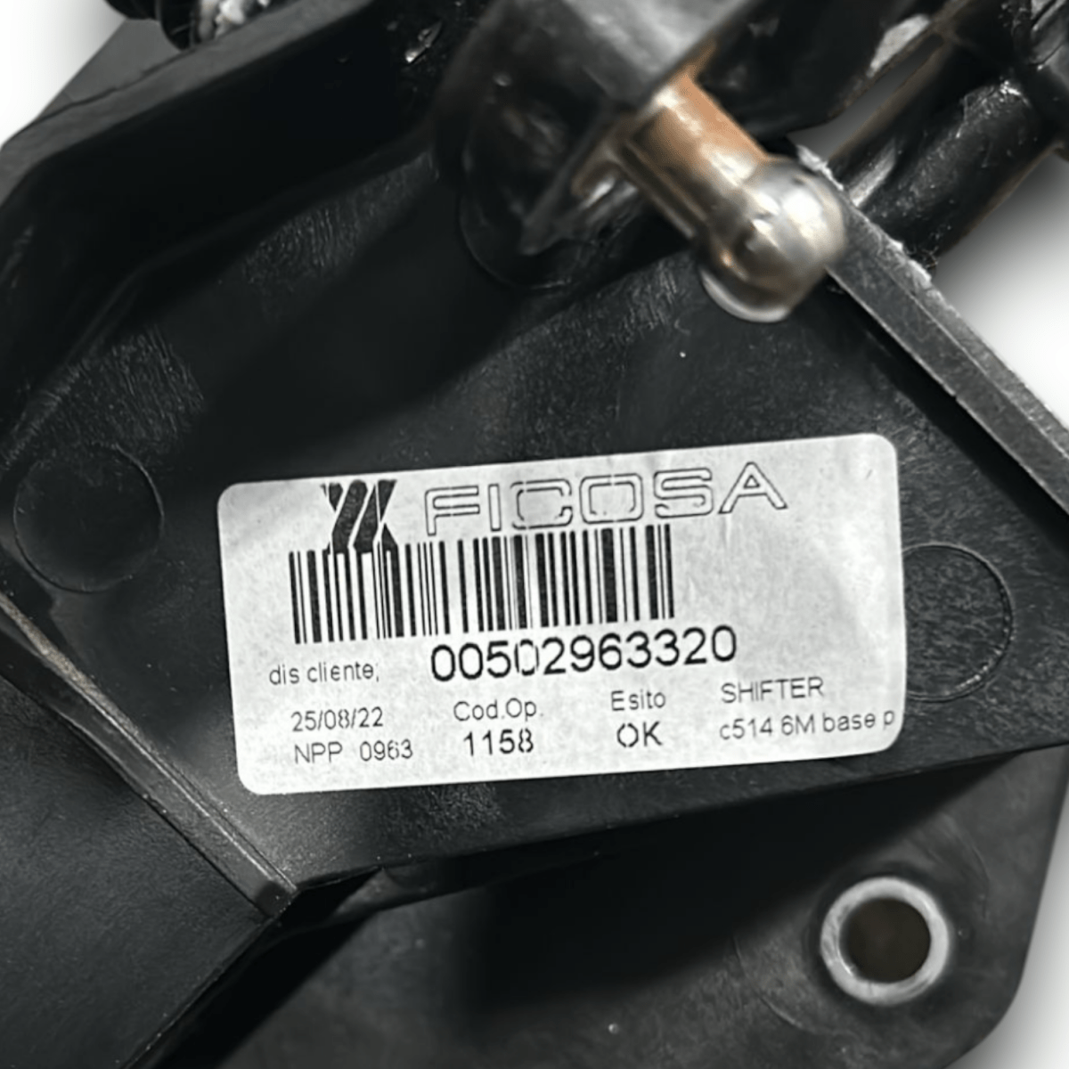 Leva Cambio Manuale Fiat Panda 312 cod:00502963320 (2012 >) - F&P CRASH SRLS - Ricambi Usati