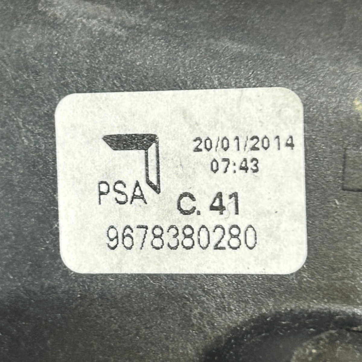 Leva cambio manuale peugeot 2008 I 1.6 diesel cod:9678380280 (2013 > 2019) + corde - F&P CRASH SRLS - Ricambi Usati