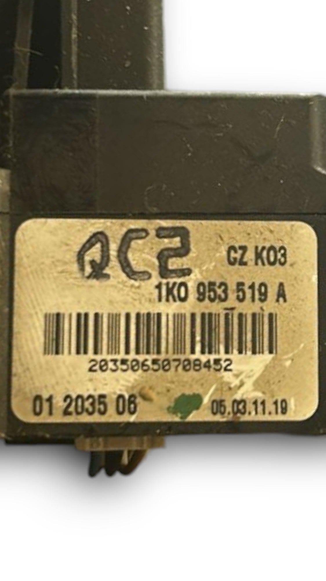 Leva / Comando Devio Luci Destro Volkswagen Golf V cod.1K0953519A (2003 > 2008) - F&P CRASH SRLS - Ricambi Usati