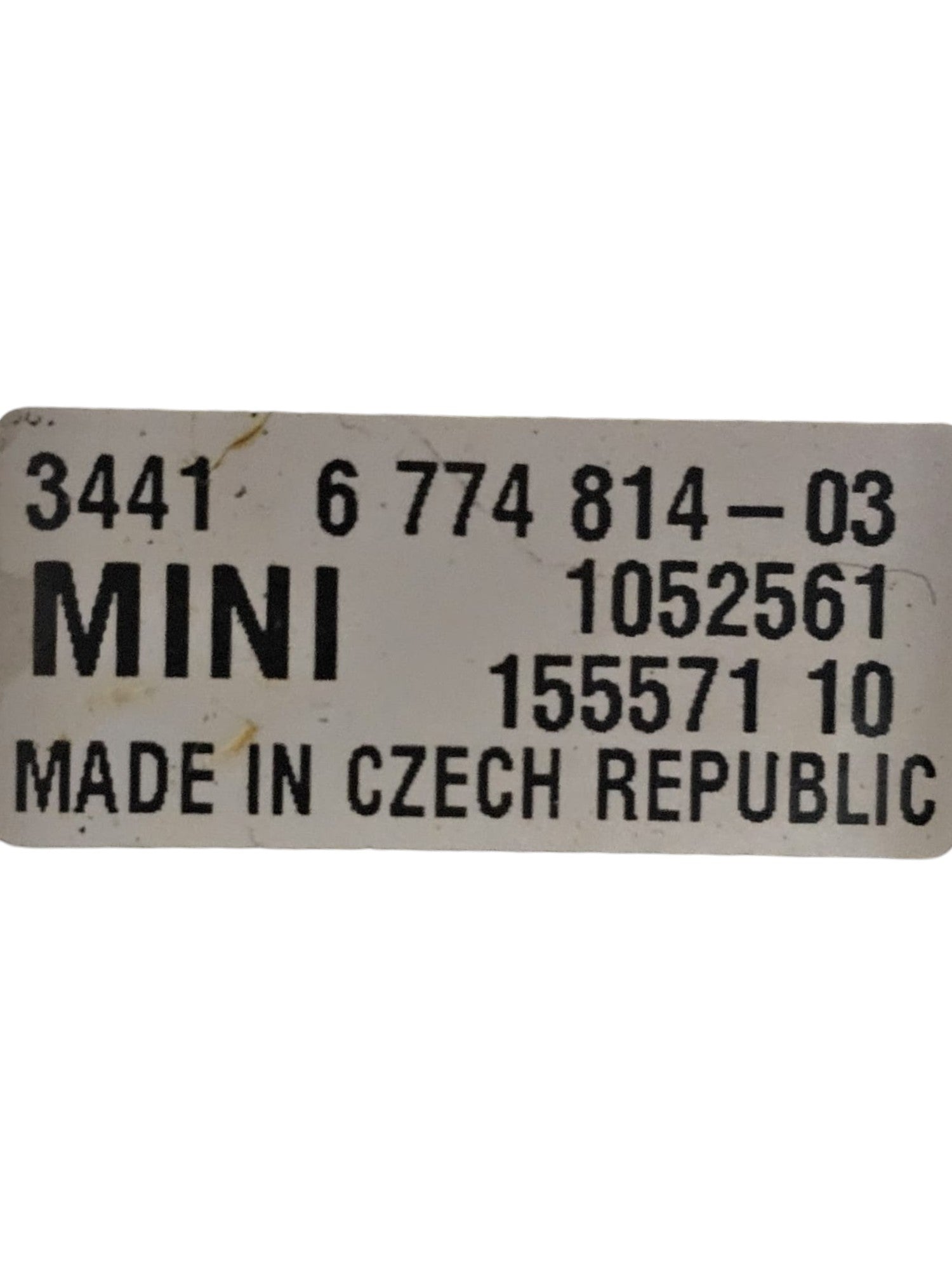 Leva Freno A Mano Mini One (2007 - 2013) Cod:13305804 - F&P CRASH SRLS - Ricambi Usati