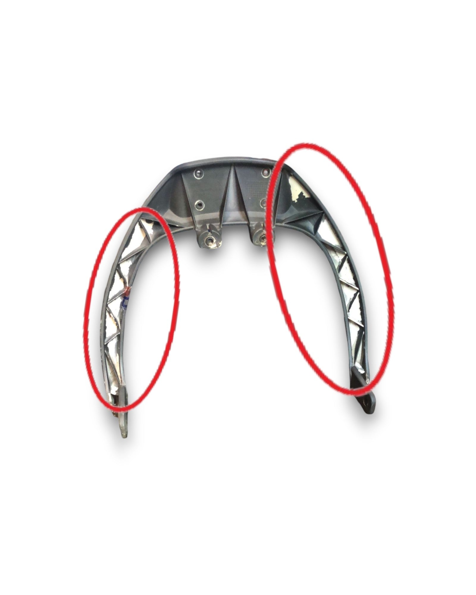 Rear Handle Sym Joyride 200i Evo (2007 > 2017) code:81200 - LVA - 0000 Bracket for Top CaseCarrier - F&P CRASH SRLS - Used Spare Parts